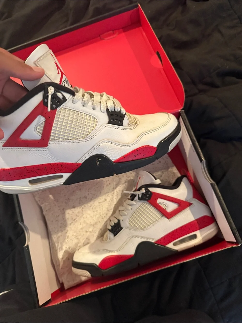 Jordan Flight Shoe Box – Black, Red & White Logo